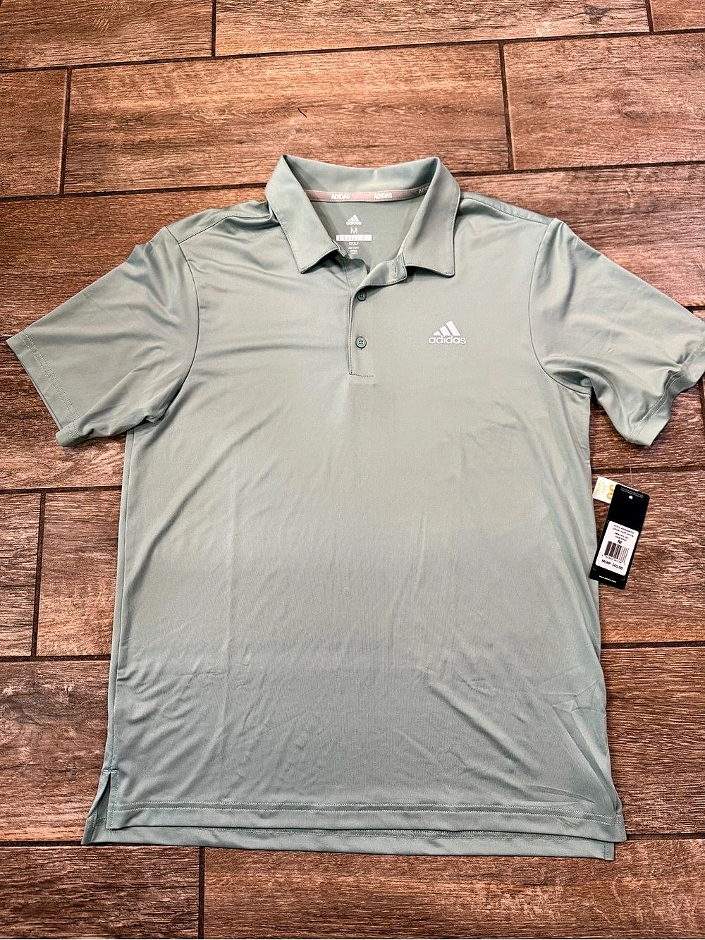 adidas Golf Polo Green Medium NWT